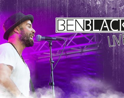 Flyer für das Konzert mit Ben Black im März 2017